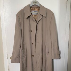 Aquascutum Vintage Beige Long Trench Coat